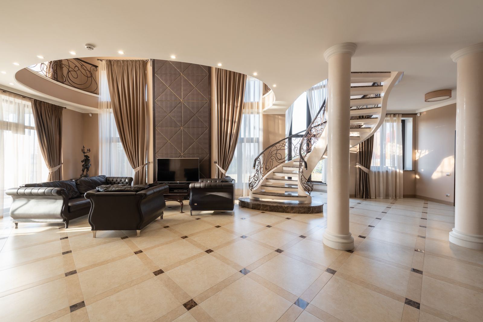 The building lobby