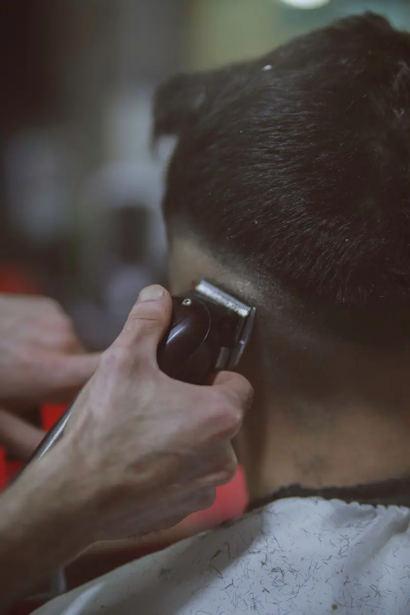 Lathered neck shave