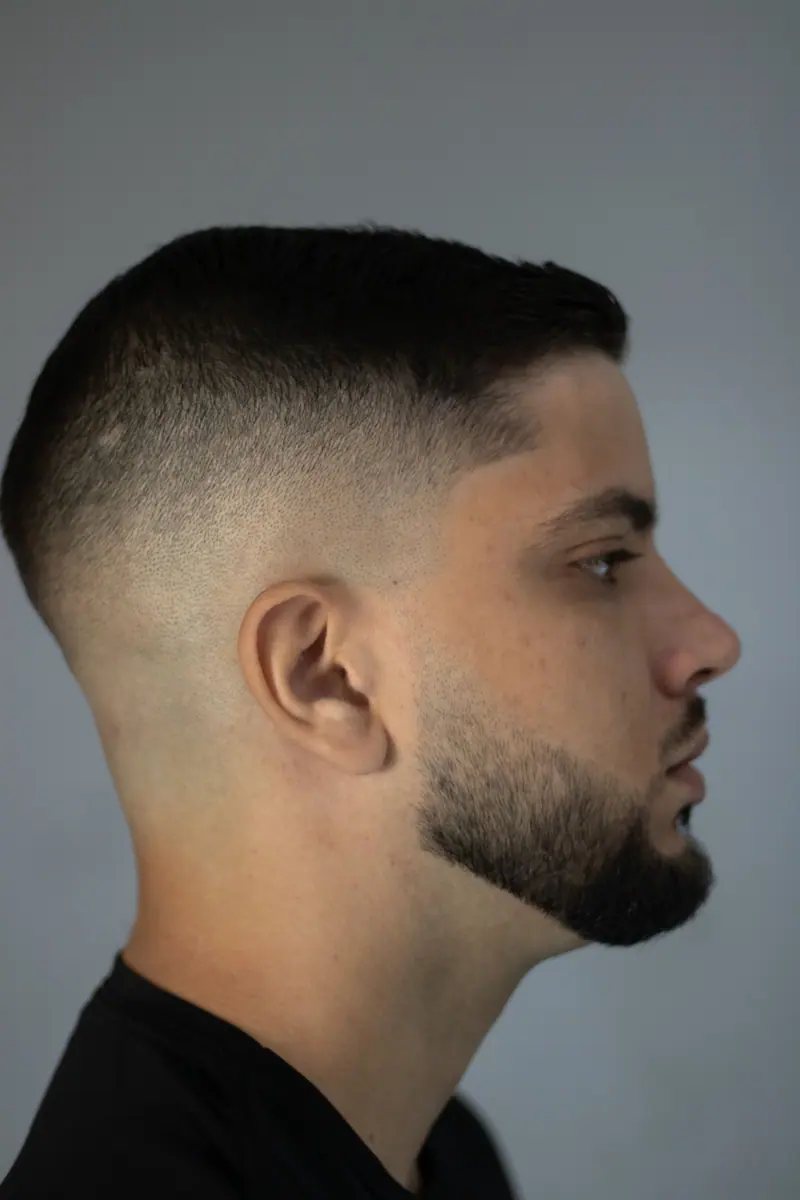 Finished skin fade in profile