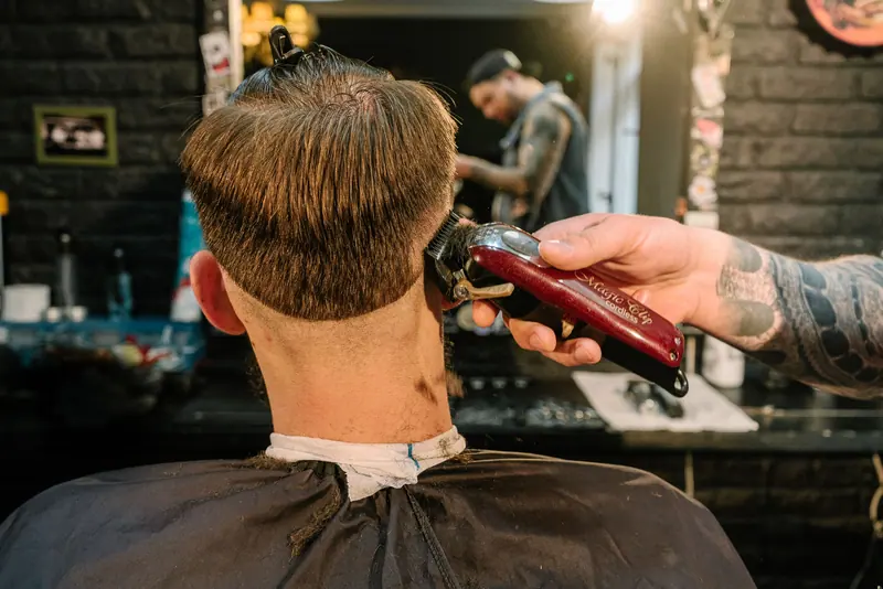 Fresh taper from behind