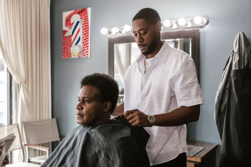 Young client mid-cut