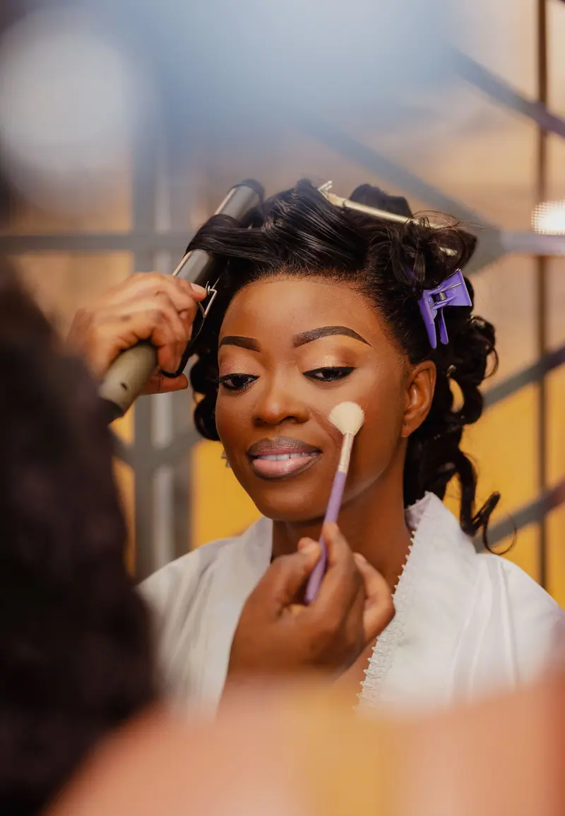 Makeup in the beauty suite